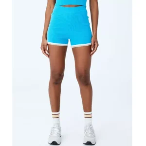Cotton On Body Women's Summer Knit Bike Shorts, Blue, XL